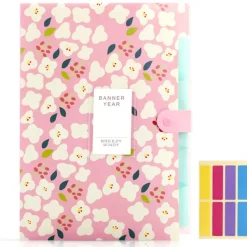 Kontorsmöbler>Expanderbar fil, expanderbar mapp A4, rosa[HK]