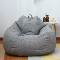 Sittsäckar>Extra Large Bean Bag Stolar Soffa Cover Lazy Lounger För Vuxna Barn Inomhus