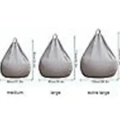 Sittsäckar>Extra Stor Bönpåse Stol Soffa Överdrag Lat Lounger För Vuxna Barn Inomhus 100 * 120cm