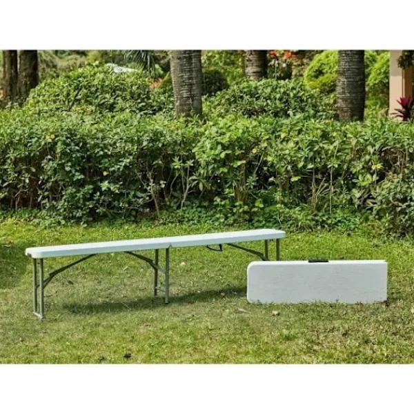 AUCUNE Balkongmöbler>Fällbar bänk för mottagningsbord 180 cm