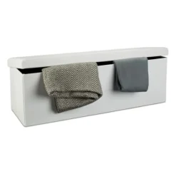 B2X Kistor & Koffertar>Fällbar förvaringsbänk i konstläder