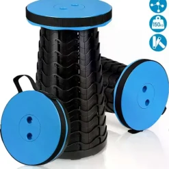 Pallar>Fällbar Pall Campingstol Blompall Fällbar Bistro Stol, Blå