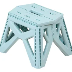 Pallar>Fällbar pall för barn och vuxna, halkfri slitstark plastpall, campingpall, mångsidiga pallar