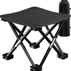 Pallar>Fällbar pall hopfällbar pall hopfällbar pall campingpall, fällbar pall med stabila fötter och bärväska, fällbar pall för picknickfiske