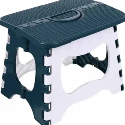 Pallar>Fällbar pall hopfällbar pall vuxna barn liten fiskepall kök trädgård badrumspall mörkblå 1 st