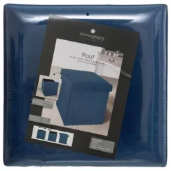 ATMOSPHERA CRÉATEUR D'INTÉRIEUR Sittpuffar>Fällbar puff "Tess" i tt sammetsmaterial - Atmosphera inredningsdesigner