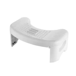 Pallar>Fällbar toalettpall, hukpall, potträningspall_yux vit