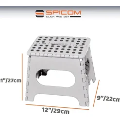 NeunWolken Pallar>Fällbar trappstege, lätt hopfällbar trappstege, för kök, badrum och sovrum
