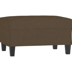 vidaXL Pallar>Fotpall brun 70x55x41 cm tyg