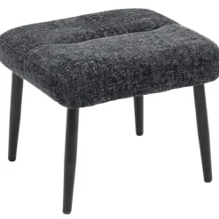 Northio Pallar>Fotpall med mjuk kudde, chenilletyg, stålben