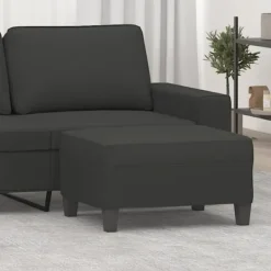 vidaXL Pallar>Fotpall mörkgrå 70x55x41 cm mikrofiber tyg