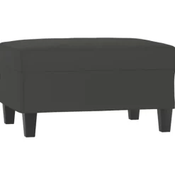 vidaXL Pallar>Fotpall mörkgrå 70x55x41 cm mikrofiber tyg