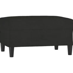 vidaXL Pallar>Fotpall svart 70x55x41 cm tyg