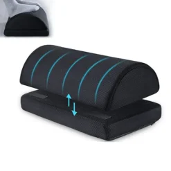 Kontorsmöbler>Fotstöd för under skrivbord på jobbet, justerbart fotstöd med 2 höjdalternativ, skumpall