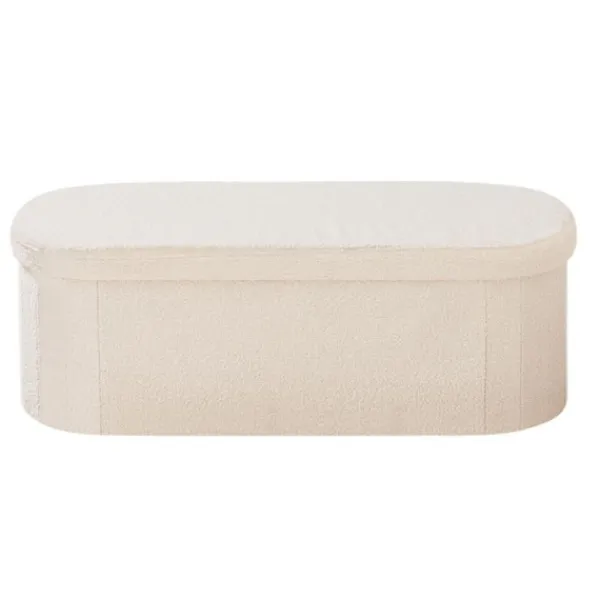 DUOKU Pallar>Förvaringsbänk - - Fällbar Oval - Plysch Teddy Förvaringslåda - - 299,37 kg