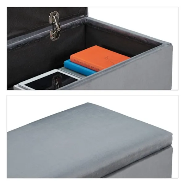 Northio Kistor & Koffertar>Förvaringsbänk i sammet