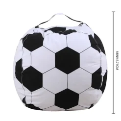 Sittsäckar>Förvaringsbönpåse Stol 18 Tum Bönpåseöverdrag med Dragkedja för Barn Plyschleksaker Spel