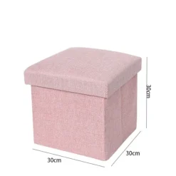 Kistor & Koffertar>Förvaringslåda Förvaring Pall ROSA 30*30*30 CM 30*30*30 cm