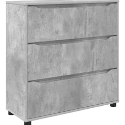 vidaXL Byråer>Förvaringsskåp Betonggrå 80 x 31 x 81 cm Konstruerat trä