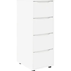 vidaXL Byråer>Förvaringsskåp Vit 40 x 48 x 105 cm Konstruerat trä