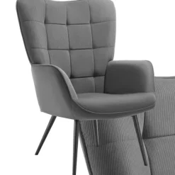 tectake Fåtöljer>Fåtölj Hygge, ergonomisk, belastningskapacitet 150 kg