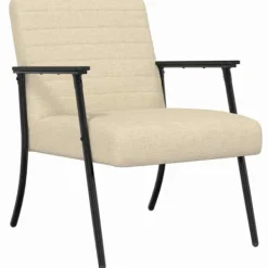 vidaXL Fåtöljer>fåtölj Kräm 59 x 75 x 78 cm tyg