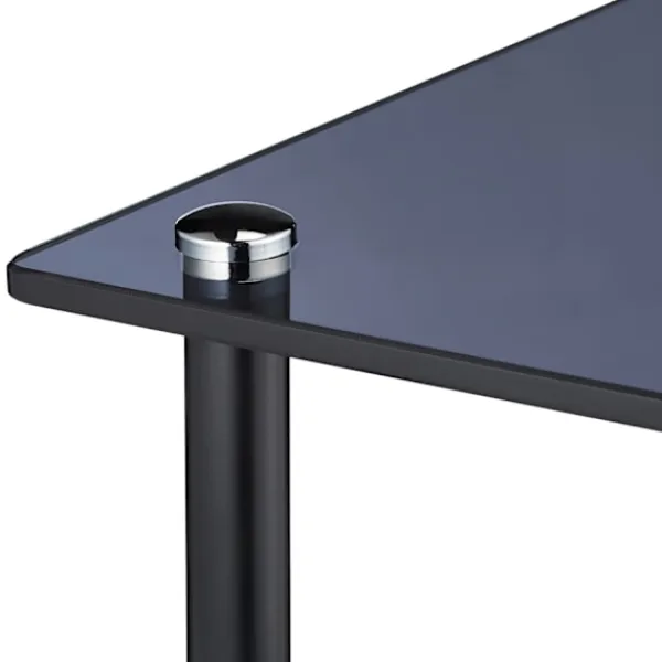 Northix Småbord>Fyrkantigt sidobord i glas