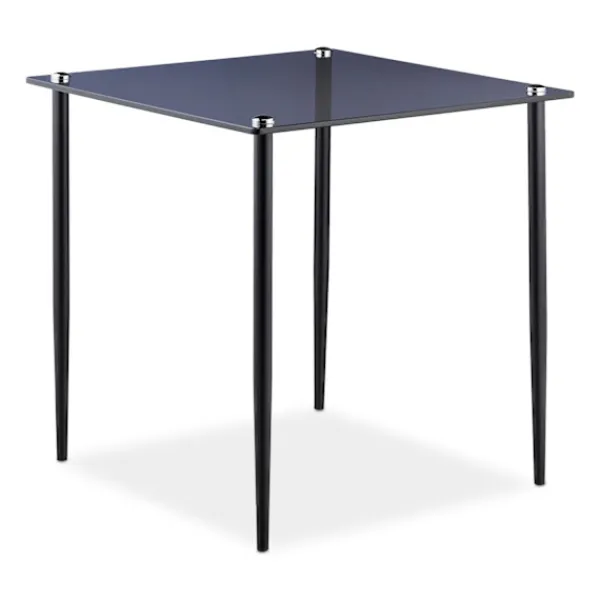 Northix Småbord>Fyrkantigt sidobord i glas