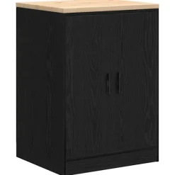 vidaXL Skåp>Garageskåp svart 60x51x85 cm massiv trä furu