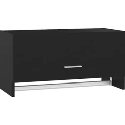 vidaXL Skåp>Garderob svart 70x32,5x35 cm konstruerat trä