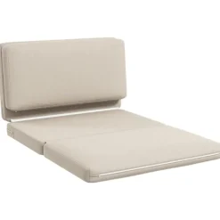 Northio Soffor>Golvsoffa 3-i-1 hopfällbar bäddsoffa med sammetslook, vadderad bäddsoffa rymmer upp till 240 kg för sovrum, vardagsrum, beige