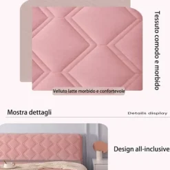 Sängar>Grå 160cm Dubbel Sammet Sänggavel Överdrag för Dubbel/Enkelsäng, H