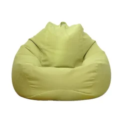 Sittsäckar>Helt ny extra stor sittsäck fåtölj sofföverdrag inomhus lat fåtölj för vuxna barn - grön[PL]