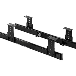 Kontorsmöbler>Helt utdragbara teleskopskenor för montering under bord - Justerbar styrskena för tangentbordslåda - Tangentbordsbricka - Tangentbord under skrivbord | Fyndiq