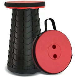 BraVärde Stolar>Heta Bärbara Pallen Fällbara Stolar, Fällstol för Camping med Justerbar Höjd och Lättviktig och Bärbar Design, Uppgraderad Fällpall