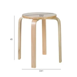 BraVärde Pallar>Hett Set med 2 produkter. Pall SIXTY-1 natur 2300