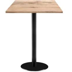 Matbord>Hög stång 60 x 60 cm - Rom modell naturligt tanninträ