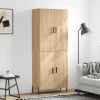 vidaXL Skåp>Högskåp sonoma-ek 69,5x34x180 cm konstruerat trä