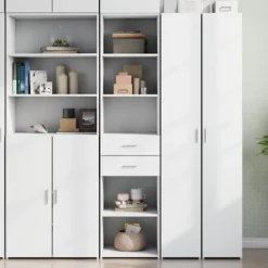 vidaXL Skåp>Högskåp vit 45x42,5x185 cm konstruerat trä