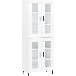 vidaXL Skåp>Högskåp vit 69,5x34x180 cm konstruerat trä