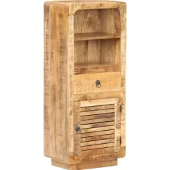 vidaXL Skåp>Högskåp 45x32x110 cm grovt mangoträ