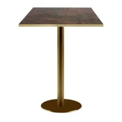 Matbord>Högt bord 60 x 60 cm Rom bistro rost