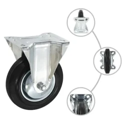 vidaXL Balkongmöbler>Hjul 4 st 160 mm