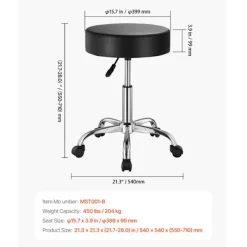 DUOKU Pallar>Hjulpall - - MST001-B - Kapacitet 204 kg - Höj- och sänkbart -