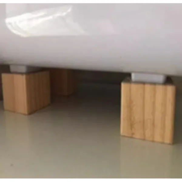 Soffbord>HK 4 st möbelben i trä för soffbord, skrivbord, skåp, möbler 3X5cm