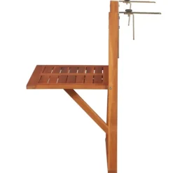 vidaXL Balkongmöbler>Hängande balkongbord 64,5x44x80 cm massivt akaciaträ