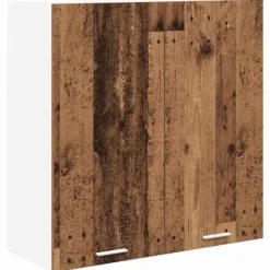 vidaXL Skåp>Hängande skåp Gammalt trä 80 x 31 x 80 cm Konstruerat trä