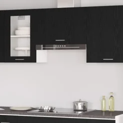 vidaXL Skåp>Hängande skåp Lyon Svart Ek 60 x 31 x 40 cm Konstruerat trä