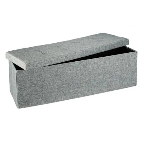 B2X Kistor & Koffertar>Hopfällbar förvaringsbänk linnetyg