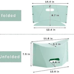 GIFT OF G Pallar>Hopfällbar portabel campingvandringsstol, lätt hopfällbar stol för resor, sammankomster, grillning, tunnelbana, backpacking, utomhus, squatty potty, ultralätt | Fyndiq